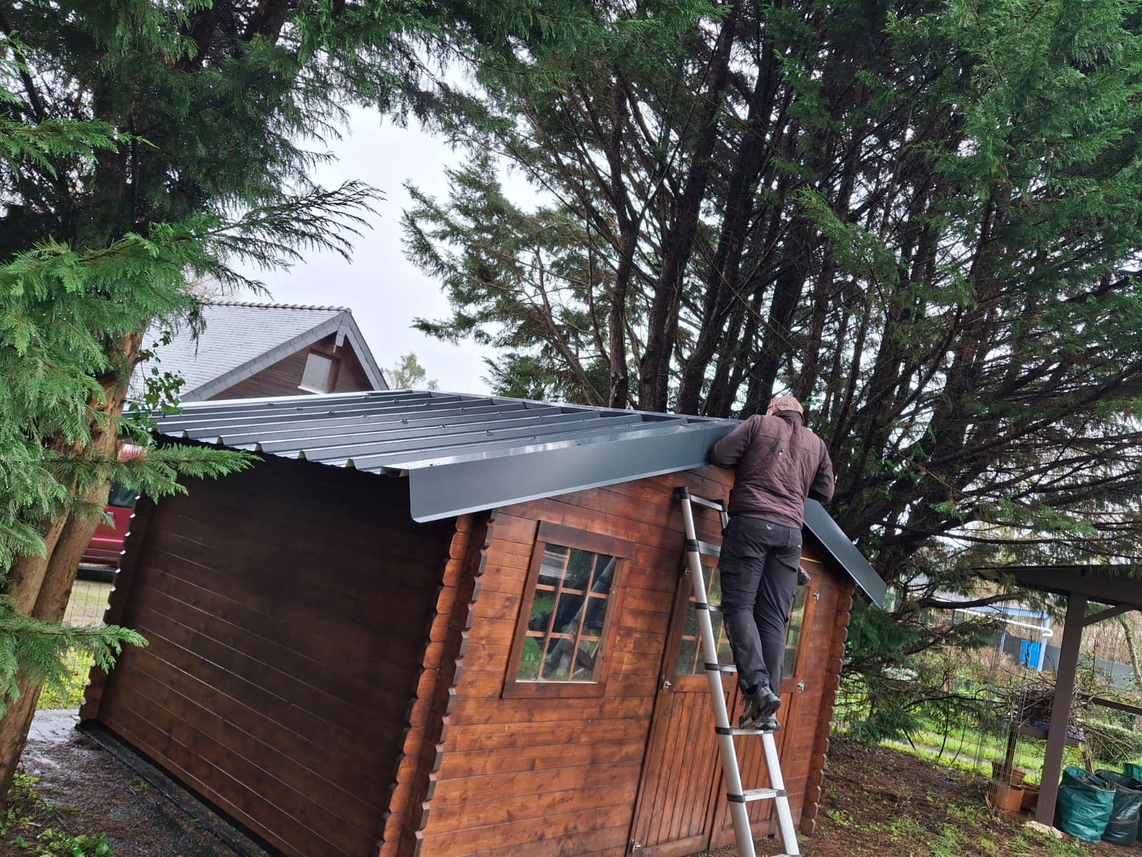 Pose de bac acier par Mouche Rénovation